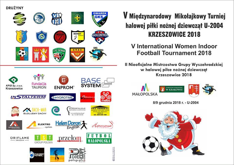 V Międzynarodowy Mikołajkowy Turniej halowej piłki nożnej dziewcząt U-2004 w Krzeszowicach.